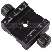 2-sided Clamp for ARCA-SWISS AS 39mm Camera Tripod Ball Head Quick Release Plate