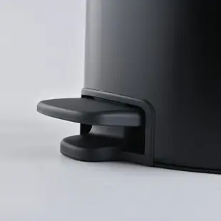 Brabantia Newicon 腳踏式時尚環保垃圾桶 緩降垃圾桶 北歐風垃圾桶 腳踏垃圾桶 垃圾桶 12L 霧黑