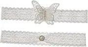 [TEMPNAP] Elastic Bridal Garters Women Lace Bridal Lace Wedding Lace Lady Lace White