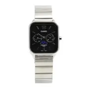CASIO QUARTZ MTP-M305D-1A MTP-M305 Series MTP-M305 MTP Quartz Black Silver