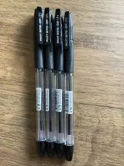 Pilot BPS-GP-F Grip 0.7mm Fine Point Ballpoint Pen,BLACK INK ( 4 PENS )BRAND NEW