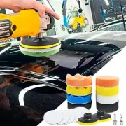 Car Buffing Pads Polishing Buffing Wheel with Drill Adapter Sponge And Wool chic