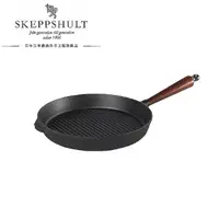 在飛比找momo購物網優惠-【Skeppshult】0014T-鑄鐵煎鍋櫸木手柄22cm