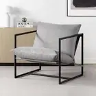 Zinus Aidan Sling Accent Chair – Modern Minimalist Design with Comfort Cushio...