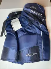 BAUER SUPREME ONE75 HOCKEY PANTS JR LARGE NAVY