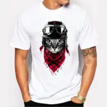 THE ADERVENTURE CAT/OWL/FRIGGIN PANDA DESIGN 男士時尚 T 恤搞笑動物印花上