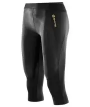 Skins Compression A400 Womens 3/4 Tights (Black) HOT BARGAIN