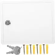 Operitacx 1Set Wall Mounted Milk Box with Lock Durable Package Lock Box Outdoor Mailbox Simple Style Drop Case for Milk Lightweight Space Saving Design for Home Use