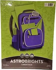 Astrobrights Card Stock 8.5 x 11 in. 50 Sheets, 65lb, Martian Green