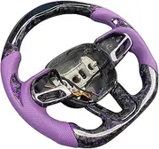 Customized Carbon Fiber Steering Wheel Compatible With Dodge Challenger Charger 2015 2016 2017 2018 2019 2020 2021 2022 Accessories(With heating)