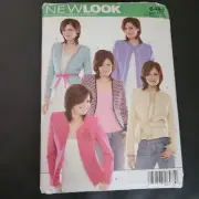New Look 6487 Misses SZ 8-18 Jacket SEWING PATTERN