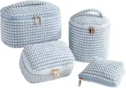 Large Makeup Bag Set, Cute Cosmetic Bag Make up Organizer Case for Women