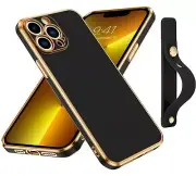 For iPhone 13 Pro Max 6.7" Shockproof Rugged Hybrid Rugged Case Cover+Strap