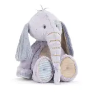 Demdaco Striped Oddball Elephant 13 inch Plush Children's Stuffed Figure Toy