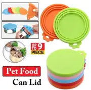 3 In 1 Pet Food Can Cover Lid Dog Cat Pet Tin Silicone Reusable Storage Cap