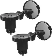 VICASKY 1 Pair Convex Bike Mirrors for Enhanced Visibility High Definition Handlebar End Mount Rearview Safety Mirror Tool Installation for Road and Mountain Bikes