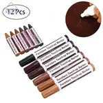 12PCS WOOD FURNITURE REPAIR PEN 6 FELT TIP WOOD MARKERS 6 WA