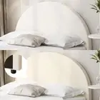 Oikiture Headboard Queen Double King Single Size Bed Head Bedhead Boucle Fabric