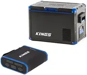 Kings 45L Stayzcool Fridge Freezer 12V 24V+ 36Ah Lithium Power Pack LiFePO4