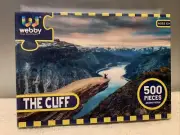 Webby "The Cliff" 500pc 60cm×43cm Jigsaw Puzzle New Beautiful And Scary Awesome