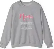 [X.Style] Womens Mama Definition Mom ds048 Sweater Grey M