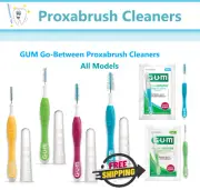 GUM Proxabrush Go-Betweens Interdental Brushes, Wide, Plaque Removal, Upto 36/Bx
