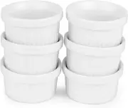 Mini Ramekins 1 Oz. 30 Ml|Microwave & Oven Safe, Porcelain Souffle Dish