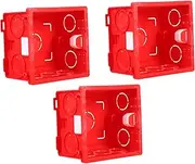 LOORGVEL 3pcs Box Switch Box Boxes Red