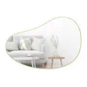 Umbra Hubba Pebble Brass 61x92cm