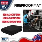 BBQ Fireproof Mat Fire Pit Mat Decking Camp Grill Mat Flame Retardant Mats New