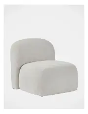 [Cooper & Co] Luca Block Arm Chair in Cream