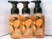 3 Bath & Body Works White Barn Mango Mai Tai Gentle Foaming Hand Soap Wash set
