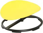 Kids Swivel Chair, Stool, Stable Frame, Non-Slip Rotating Seat, Sensory Toy for Improving Balance and Fitness, Yellow, as described