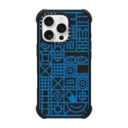 iPhone 16 Pro Ultra Impact Case MagSafe Compatible FRAME BLUE