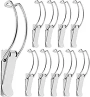 Angoily 10pcs Stainless Steel Buckle Toolbox Spring Latch Pull Latch Clamp Toggle Latches Lock Spring Lock Clasp Cabinet Boxes Latch Trunk Hasp Latch Hasp Latch Replacement Silver