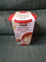 Joie Microwave Popcorn Popper Maker Red (NWT)