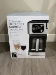 Cuisinart Coffee Center Barista Bar 4-in-1 Coffee and Espresso Maker - Stainless