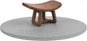 Solid Wood Meditation Stool, Chinese Zen Meditation Stool, Mortise and Tenon Craft Kneeling Stool, Black Walnut Solid Wood Meditation Stool, Compact and Portable,A and Cushion