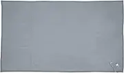 Waffle Microfiber Golf Towels Cleans Clubs Balls Hands Cleaning Towel with Carabiner Hook (Gray)