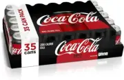 Coca-Cola Zero Sugar Cans, 12 Fl Oz, 35 Pack