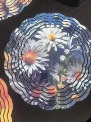 8 Inch Wind Spinner Daisies