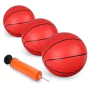 5" Mini Basketball for Mini Basketball Hoop, Small Replacement Basketball red