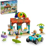 LEGO Friends Beach Smoothie Stand Set, Kids’ Toys for 6+ Year Old Girls & Boys, Kids Kitchen Playset with 2 Character Dolls, a Turtle Animal Figure and Role-Play Food Accessories for Role Play 42625