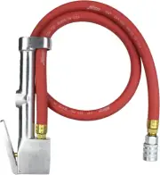502 Heavy-Duty Analog Tire Inflator with Pressure Gauge, 3' Hose Kwik Grip Safet