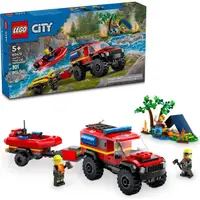 在飛比找momo購物網優惠-【LEGO 樂高】LT60412 城市系列 - 四輪驅動消防
