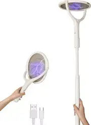 Fly Swatter Racket Bug Zapper Racket Indoor Bug Zapper Indoor
