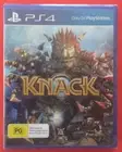 Knack PS4 Brand New Factory Sealed TRACKING + FREE POSTAGE +FAST AUSSIE DISPATCH