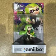 Nintendo Splatoon Green Inkling Girl Amiibo NEW, SEALED, Box Damage