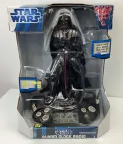 Star Wars 12" Darth Vader Alarm Clock Radio Factory Sealed Light Up Lightsaber