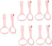 Garneck 5 Pairs Infant Pull Ring Baby Bed Hand Rings for Early Learning Standing Assistance